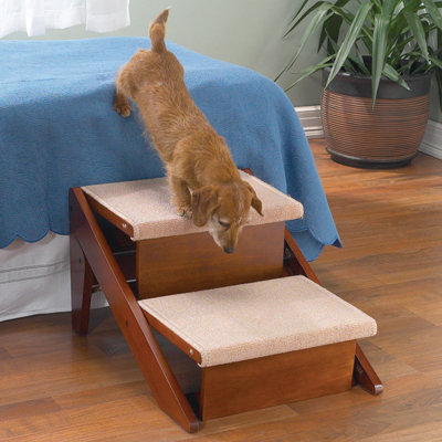 Tucker Murphy Pet Rossiter Convertable 2 Step Pet Stair Reviews Wayfair
